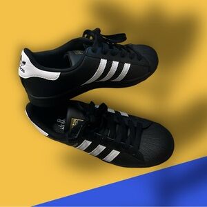 adidas Originals Black and White Athletic Shoes